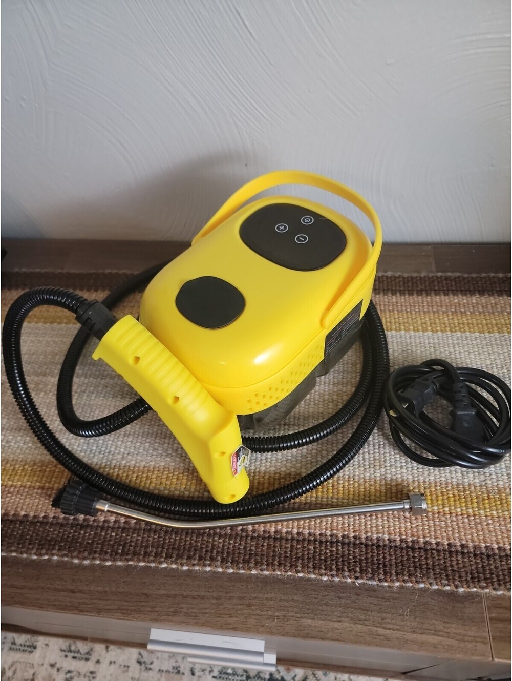 High Pressure 2500W Steam Cleaner with 1.6L Tank & Fast 15s Heat-Up